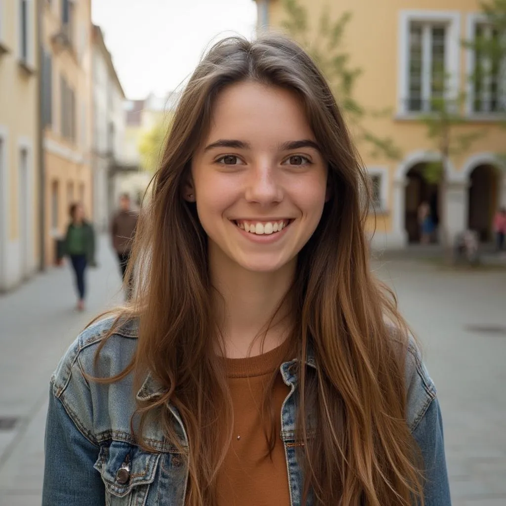 Photo de Lucie Bernard, étudiante